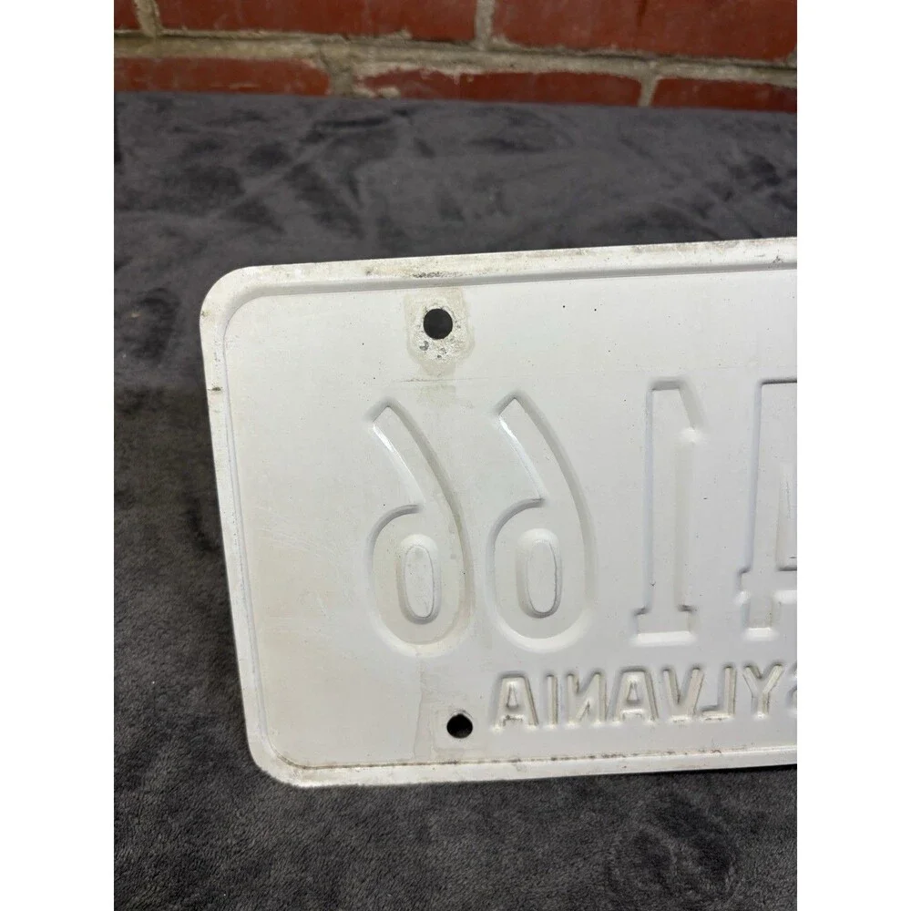 Pennsylvania License Plate Preserve Our Heritage Train Locomotive RR 4166